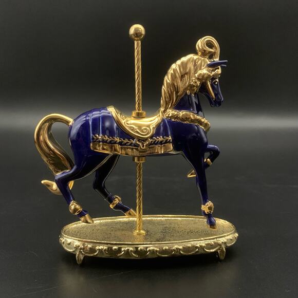 Vintage 1996 Franklin Mint Carousel Horse Figurine - Picture 3 of 16